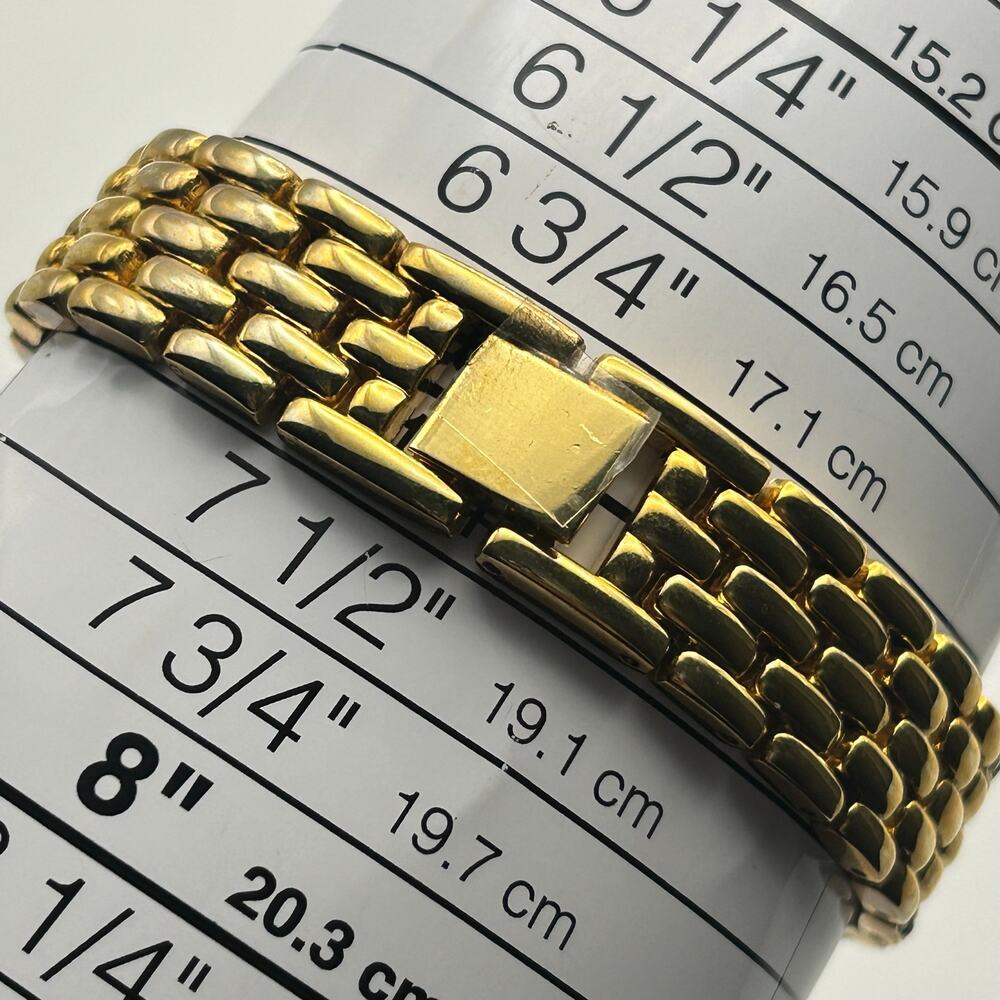 Elizabeth Taylor Gold Tone White Diamond Accents Women’s Watch New Battery - Picture 8 of 8